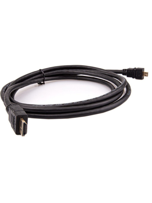 Кабель HDMI-19M --- MicroHDMI-19M ver 2.0+3D/Ethernet,2m Telecom <TCG206-2M> Telecom HDMI (m) - micro-HDMI (m) 2м Кабель HDMI-19M --- MicroHDMI-19M ver 2.0+3D/Ethernet,2m Telecom <TCG206-2M> Telecom HDMI (m) - micro-HDMI (m) 2м