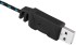 Наушники с микрофоном Oklick HS-L400G ZEUS черный/синий 2.2м мониторные оголовье (359480) Oklick 359480