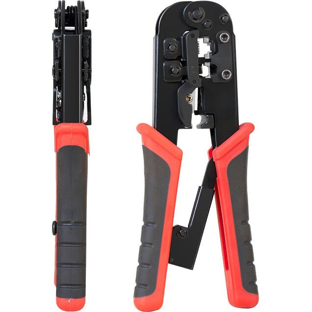 Обжимной инструмент Vention для витой пары с фиксатором RJ45/RJ12/RJ14/RJ11 (8p8c,6p6c,6p4c,6p2c) Vention KEAB0