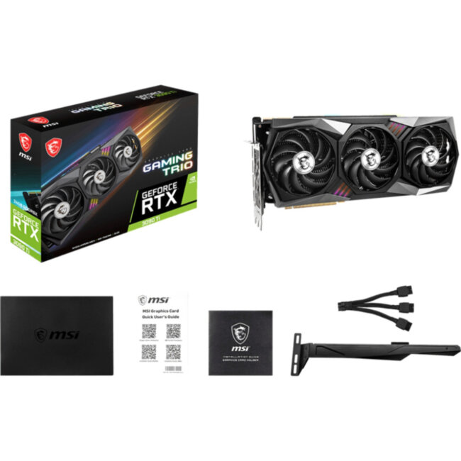 Видеокарта MSI GeForce RTX 3090 Ti GAMING TRIO 24G
