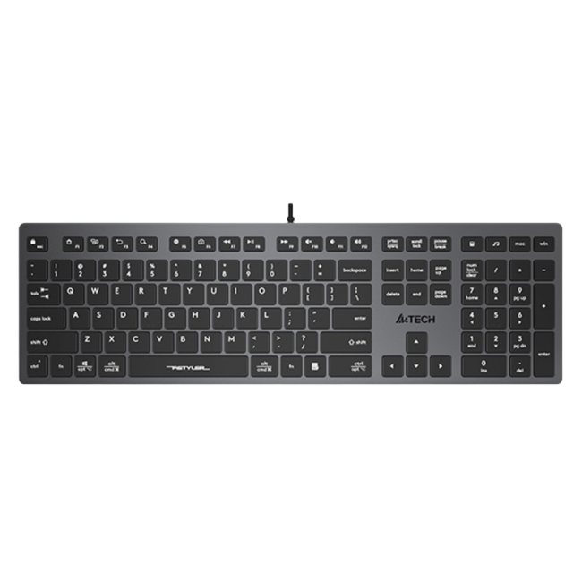 Клавиатура A4Tech Fstyler FX50 серый USB slim Multimedia (FX50 GREY) A4Tech FX50 GREY Клавиатура A4Tech Fstyler FX50 серый USB slim Multimedia (FX50 GREY) A4Tech FX50 GREY