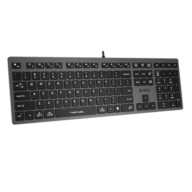 Клавиатура A4Tech Fstyler FX50 серый USB slim Multimedia (FX50 GREY) A4Tech FX50 GREY Клавиатура A4Tech Fstyler FX50 серый USB slim Multimedia (FX50 GREY) A4Tech FX50 GREY