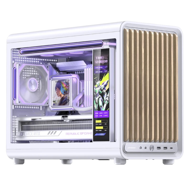 Корпус без блока питания JONSBO D33 WOOD White Корпус без блока питания JONSBO D33 WOOD White