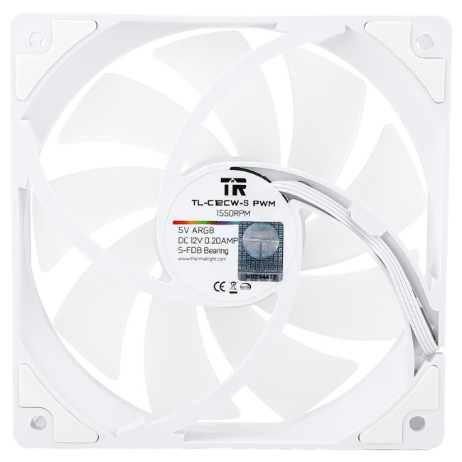 Кулер для корпуса Thermalright Case Cooler TL-C12CW-S ARGB White Кулер для корпуса Thermalright Case Cooler TL-C12CW-S ARGB White