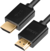 Greenconnect Кабель 1.5m HDMI версия 2.0, HDR 4:2:2, Ultra HD, 4K 60 fps 60Hz/5K*30Hz, 3D, AUDIO, 18.0 Гбит/с, 28/28 AWG, OD7.3mm, тройной экран, черный, GCR-HM411-1.5m Greenconnect HDMI (m) - HDMI (m) 1.5м