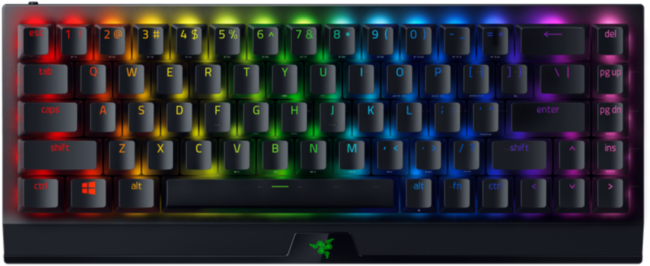 Игровая клавиатура Razer BlackWidow V3 Mini HyperSpeed (Yellow Switch) - Russian Layout Razer BlackWidow V3 Mini