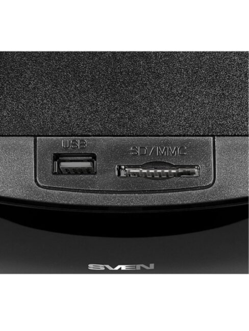 SVEN HT-202, черный, акустическая система 5.1 (мощность (RMS):20Вт+5x16Вт, Bluetooth, FM-тюнер, USB/SD, дисплей, пульт ДУ) SVEN HT-202 SVEN HT-202, черный, акустическая система 5.1 (мощность (RMS):20Вт+5x16Вт, Bluetooth, FM-тюнер, USB/SD, дисплей, пульт ДУ) SVEN HT-202
