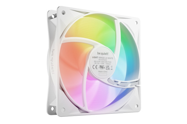 Кулер для корпуса be quiet! LIGHT WINGS LX 120mm PWM Reverse White