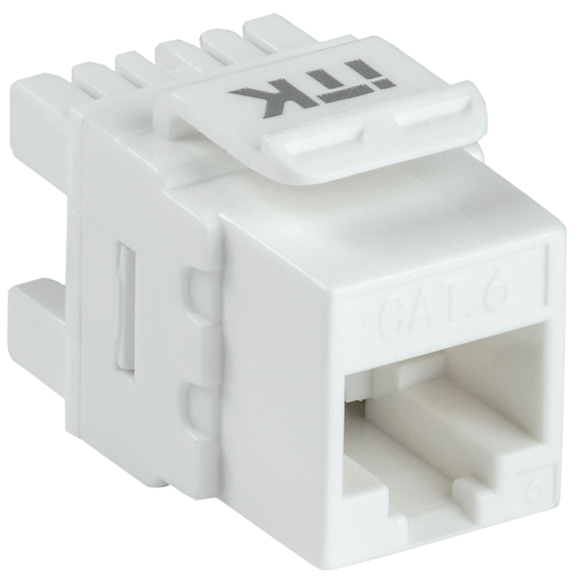 ITK Модуль Keystone Jack кат. 6 UTP 110 IDC 180 град. ITK CS1-1C06U-12 ITK Модуль Keystone Jack кат. 6 UTP 110 IDC 180 град. ITK CS1-1C06U-12
