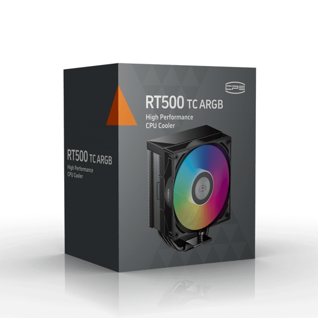Кулер для процессора PCCooler CPU Cooler RT500 TC ARGB BK BLACK Кулер для процессора PCCooler CPU Cooler RT500 TC ARGB BK BLACK