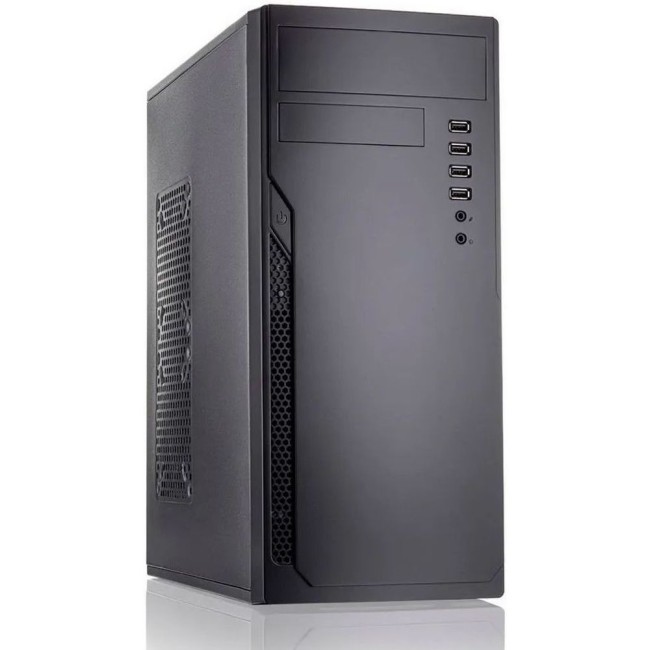 Корпус c блоком питания 450 Ватт Foxline FL-301-FZ450-RW