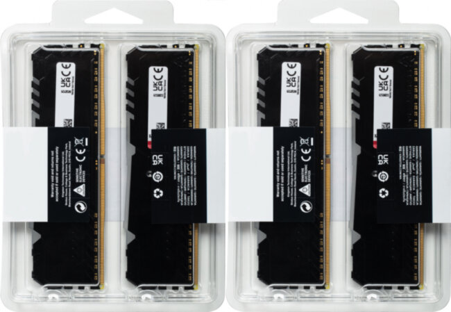 Память оперативная Kingston FURY Beast RGB KF432C16BB1AK4/64