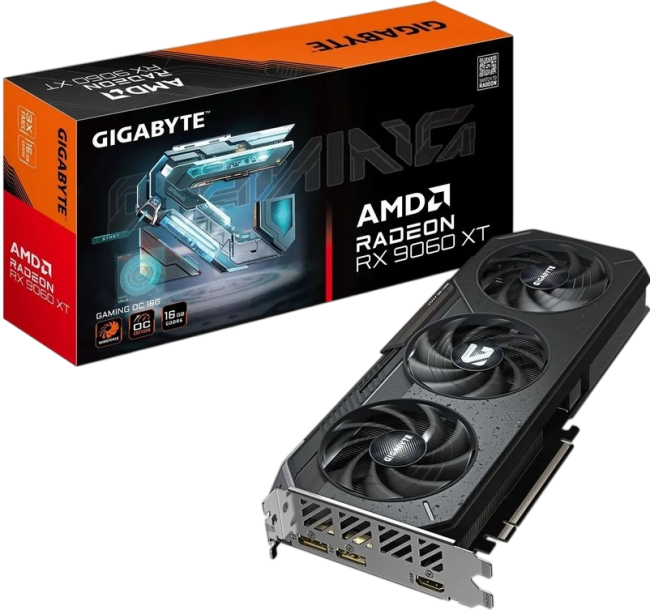 Видеокарта GIGABYTE GV-R9060XTGAMING OC-16GD Видеокарта GIGABYTE GV-R9060XTGAMING OC-16GD