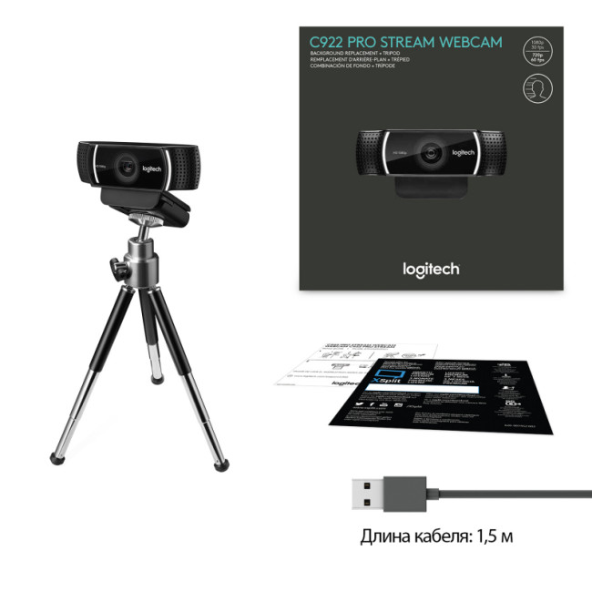 Веб-камера Logitech 960-001089 Веб-камера Logitech 960-001089