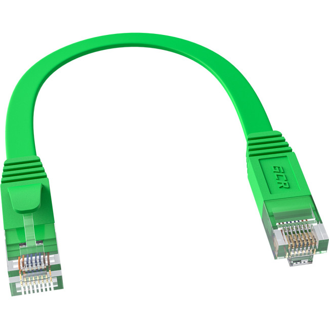 GCR Патч-корд PROF плоский прямой 0.5m, UTP медь кат.6, зеленый, 30 AWG, ethernet high speed 10 Гбит/с, RJ45, T568B, GCR-52835 Greenconnect GCR-52835 GCR Патч-корд PROF плоский прямой 0.5m, UTP медь кат.6, зеленый, 30 AWG, ethernet high speed 10 Гбит/с, RJ45, T568B, GCR-52835 Greenconnect GCR-52835
