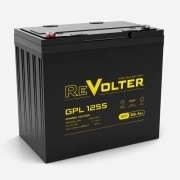 Батарея REVOLTER серия GPL, REVOLTER GPL 1255, напряжение 12В, емкость 55.6Ач (разряд 10 часов), макс. ток разряда (5 сек.) 550А, макс. ток заряда 16.5А, свинцово-кислотная типа AGM, клеммы под болт М6, ДxШxВ 230х140х207мм., вес 17кг., срок службы 10 лет Батарея REVOLTER серия GPL, REVOLTER GPL 1255, напряжение 12В, емкость 55.6Ач (разряд 10 часов), макс. ток разряда (5 сек.) 550А, макс. ток заряда 16.5А, свинцово-кислотная типа AGM, клеммы под болт М6, ДxШxВ 230х140х207мм., вес 17кг., срок службы 10 лет
