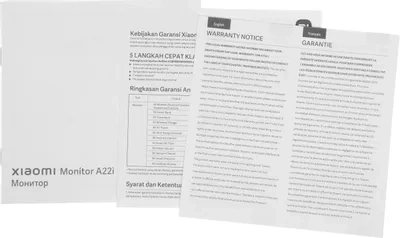 Монитор 21.45" Монитор Xiaomi Monitor A22i, 1920x1080, VA, 75Гц, 1хHDMI, черный [ela5230eu]