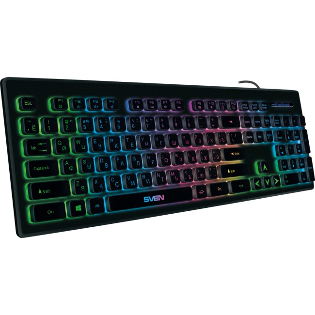 Клавиатура SVEN KB-C7500EL (104кл, подсветка ) Sven SV-020804 Клавиатура SVEN KB-C7500EL (104кл, подсветка ) Sven SV-020804
