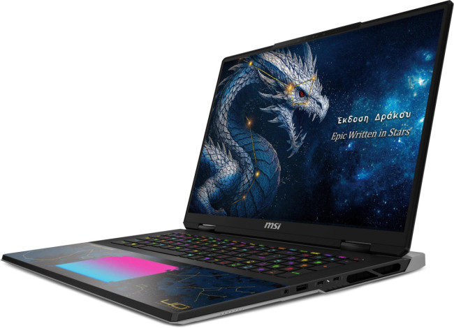 Ноутбук Ноутбук MSI Titan Dragon Edition 18 HX A2WJ-1251RU Core Ultra 9 290HX Plus 96Gb SSD4Tb NVIDIA GeForce RTX 5090 24Gb 18" IPS UHD+ (3840x2400) Windows 11 black WiFi BT Cam (9S7-1824D6-1251) Ноутбук Ноутбук MSI Titan Dragon Edition 18 HX A2WJ-1251RU Core Ultra 9 290HX Plus 96Gb SSD4Tb NVIDIA GeForce RTX 5090 24Gb 18" IPS UHD+ (3840x2400) Windows 11 black WiFi BT Cam (9S7-1824D6-1251)