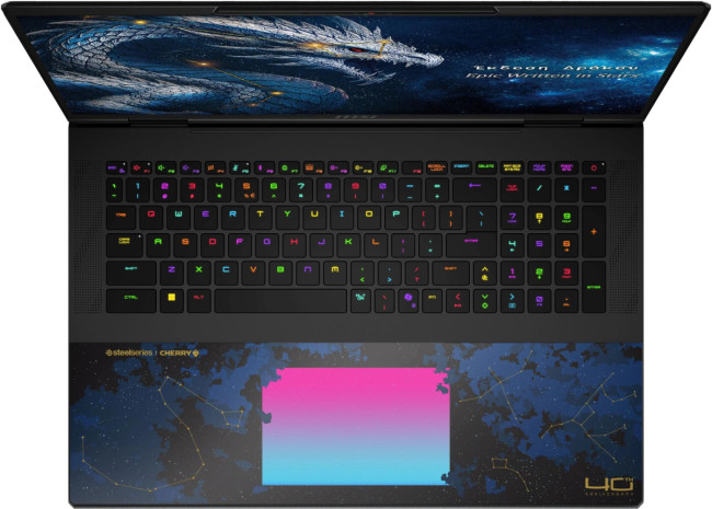 Ноутбук Ноутбук MSI Titan Dragon Edition 18 HX A2WJ-1251RU Core Ultra 9 290HX Plus 96Gb SSD4Tb NVIDIA GeForce RTX 5090 24Gb 18" IPS UHD+ (3840x2400) Windows 11 black WiFi BT Cam (9S7-1824D6-1251) Ноутбук Ноутбук MSI Titan Dragon Edition 18 HX A2WJ-1251RU Core Ultra 9 290HX Plus 96Gb SSD4Tb NVIDIA GeForce RTX 5090 24Gb 18" IPS UHD+ (3840x2400) Windows 11 black WiFi BT Cam (9S7-1824D6-1251)