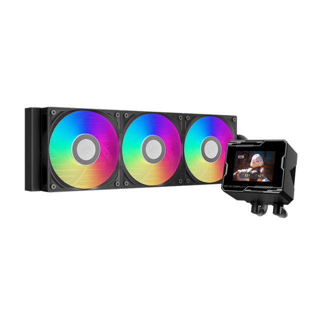 Система охлаждения PCCooler GT360M ARGB Display BK Black Система охлаждения PCCooler GT360M ARGB Display BK Black