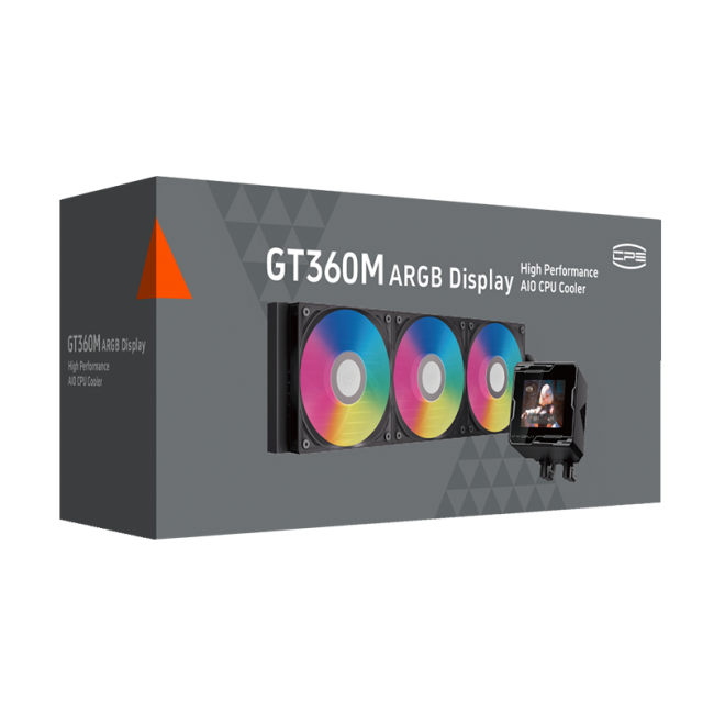 Система охлаждения PCCooler GT360M ARGB Display BK Black Система охлаждения PCCooler GT360M ARGB Display BK Black
