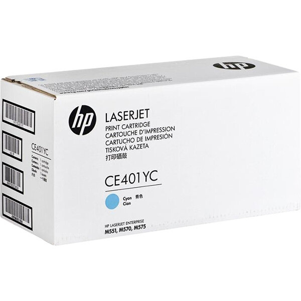 Тонер-картридж HP 507Y Cyan Original LaserJet Toner Cartridge (CE401YC) Тонер-картридж HP 507Y Cyan Original LaserJet Toner Cartridge (CE401YC)