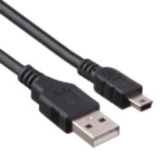 Кабель 1.5m USB AM/mini, черный, 4PH-R90118 4PH 4PH-R90118