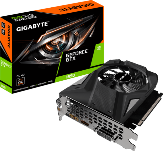 Видеокарта Gigabyte GeForce GTX 1650 D6 OC 4G