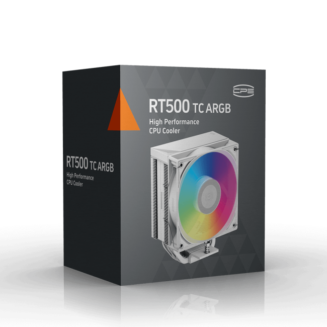 Кулер для процессора PCCooler CPU Cooler RT500 TC ARGB WH WHITE Кулер для процессора PCCooler CPU Cooler RT500 TC ARGB WH WHITE