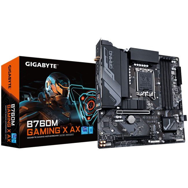 Материнская плата GIGABYTE B760M GAMING X AX
