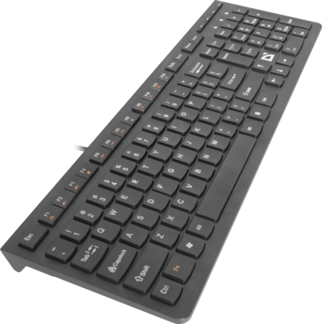 Defender Проводная клавиатура UltraMate SM-530 RU,черный,мультимедиа Defender UltraMate SM-530