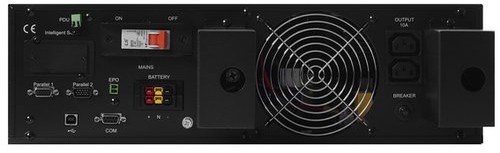 ИБП POWERMAN Online 10000 RT, LCD, двойного преобразования, стоечный/напольный, 10000ВА, 9000Вт, 2 розетки IEC 320 С13 2 шт+клеммная колодка. Защита от КЗ, импульсных всплесков сети, перегрузки, разряда и перезаряда батареи, USB, RS232, SNMP, EPO POWERMAN