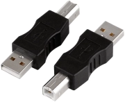 GCR Переходник USB 2.0 AM / BM, штекер - штекер, GCR-54933 Greenconnect GCR-54933