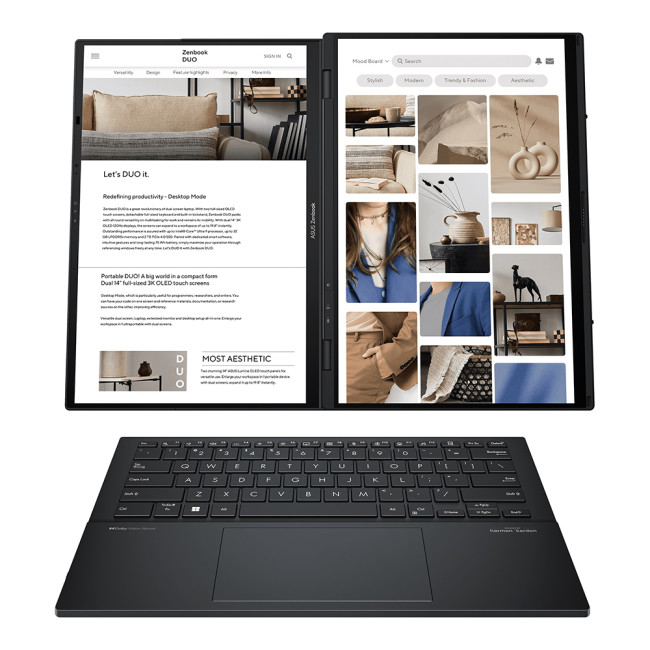 Ноутбук ASUS ZenBook DUO Touch UX8406CA-QL211X (90NB14X1-M00BD0)