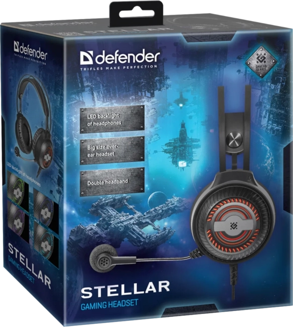 Defender Акустическая 2.0 система Stellar 6Вт, подсветка, питание от USB Defender 65043 Defender Акустическая 2.0 система Stellar 6Вт, подсветка, питание от USB Defender 65043