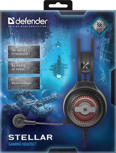 Defender Акустическая 2.0 система Stellar 6Вт, подсветка, питание от USB Defender 65043 Defender Акустическая 2.0 система Stellar 6Вт, подсветка, питание от USB Defender 65043