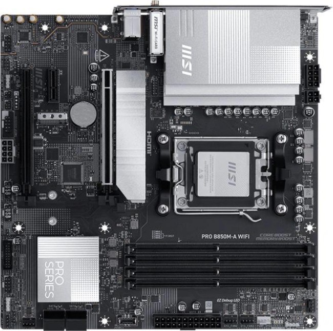 Материнская плата MSI PRO B850M-A WIFI Материнская плата MSI PRO B850M-A WIFI