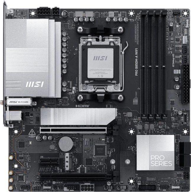 Материнская плата MSI PRO B850M-A WIFI Материнская плата MSI PRO B850M-A WIFI
