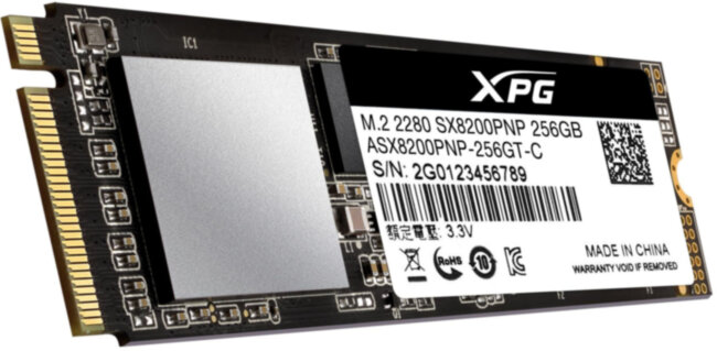 Твердотельный накопитель XPG SX8200 Pro ASX8200PNP-256GT-C Твердотельный накопитель XPG SX8200 Pro ASX8200PNP-256GT-C