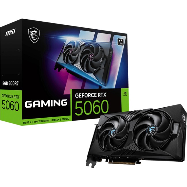 Видеокарта MSI GeForce RTX 5060 8G GAMING Видеокарта MSI GeForce RTX 5060 8G GAMING