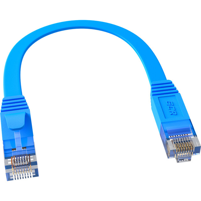 GCR Патч-корд PROF плоский прямой 0.15m, UTP медь кат.6, синий, 30 AWG, ethernet high speed 10 Гбит/с, RJ45, T568B, GCR-52846 Greenconnect GCR-52846 GCR Патч-корд PROF плоский прямой 0.15m, UTP медь кат.6, синий, 30 AWG, ethernet high speed 10 Гбит/с, RJ45, T568B, GCR-52846 Greenconnect GCR-52846