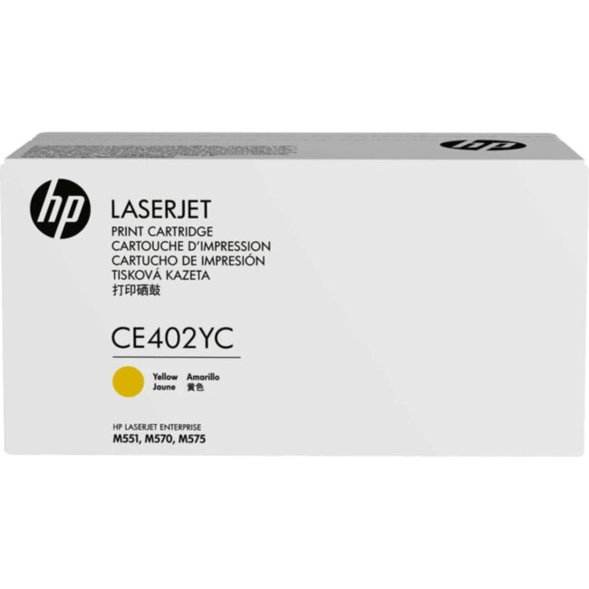 Тонер-картридж HP 507Y Yellow Original LaserJet Toner Cartridge (CE402YC) Тонер-картридж HP 507Y Yellow Original LaserJet Toner Cartridge (CE402YC)