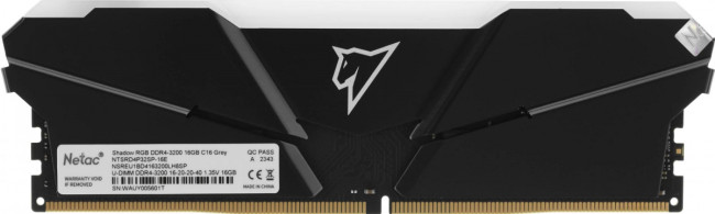 Память DDR4 16Gb 3200MHz Netac NTSRD4P32SP-16E Память DDR4 16Gb 3200MHz Netac NTSRD4P32SP-16E