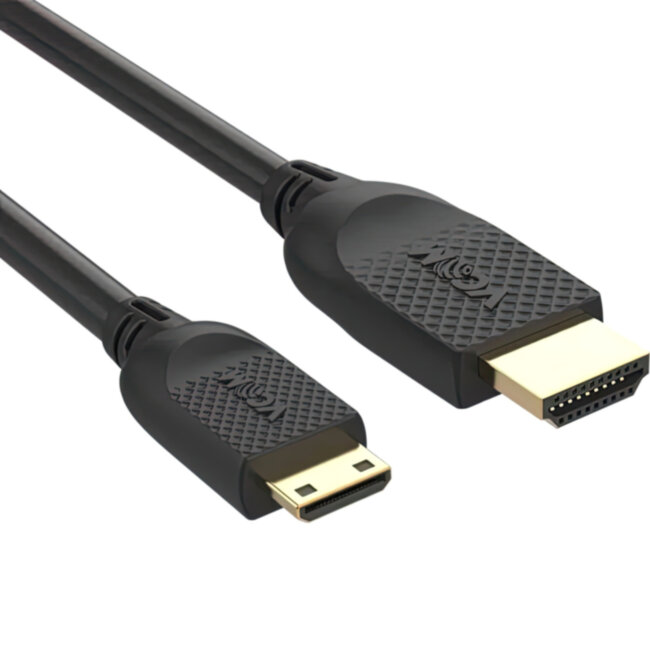 Кабель HDMI-19M --MiniHDMI-19M ver 2.0 1.5m  VCOM <CG583-1.5M> VCOM CG583-1.5M