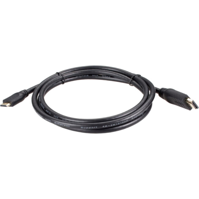 Кабель HDMI-19M --MiniHDMI-19M ver 2.0 1.5m  VCOM <CG583-1.5M> VCOM CG583-1.5M
