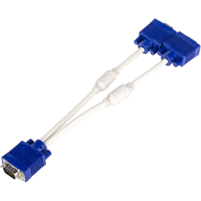 Переходник сплиттер 0.1 m VGA(m) <=> 2 x VGA(f) ATcom AT0800