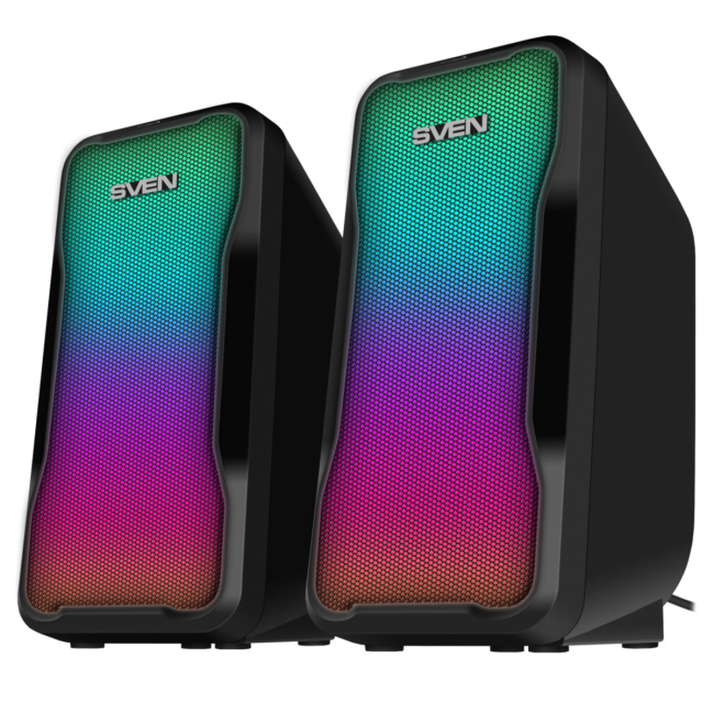 АС SVEN 435, черный (10 Вт, питание USB, Bluetooth, подсветка) Sven SV-020927 АС SVEN 435, черный (10 Вт, питание USB, Bluetooth, подсветка) Sven SV-020927