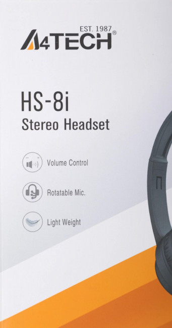 Наушники с микрофоном A4Tech HS-8I Наушники с микрофоном A4Tech HS-8I