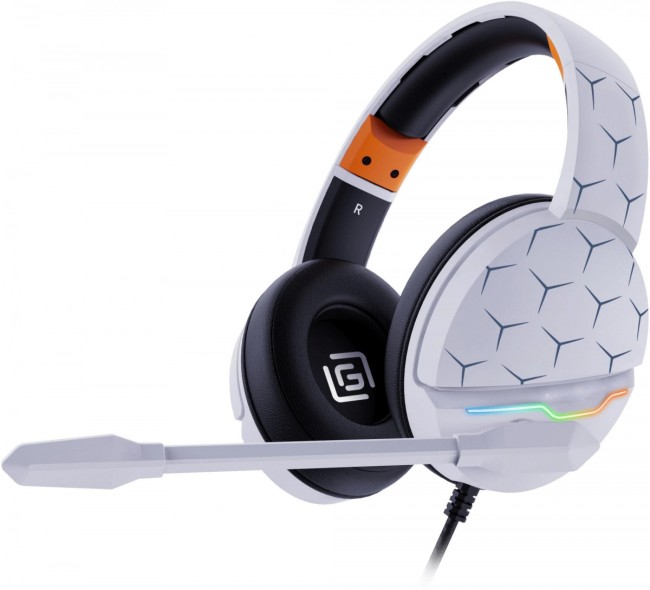 Наушники с микрофоном Oklick HS-L710G белый/черный 2м мониторные оголовье (1978693) Oklick 1978693 Наушники с микрофоном Oklick HS-L710G белый/черный 2м мониторные оголовье (1978693) Oklick 1978693